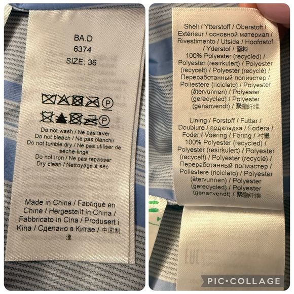 Ganni Recycled Ripstop Quilt Vest in Sky Captain blue recycled polyester size 36 - Picture 13 of 16